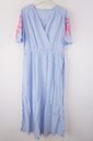 Garde-robe - Lang kleed - Blauw-roze