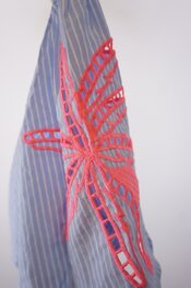 Garde-robe - Lang kleed - Blauw-roze