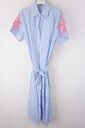 Garde-robe - Lang kleed - Blauw-roze