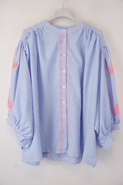 Garde-robe - Blouse - Blauw-roze