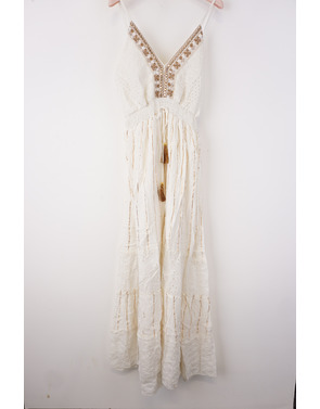 Garde-robe - Lang kleed - Ecru