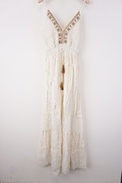 Garde-robe - Lang kleed - Ecru