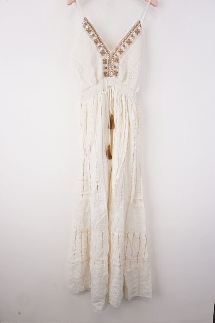 Garde-robe - Lang kleed - Ecru