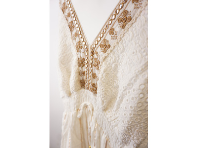 Garde-robe - Lang kleed - Ecru