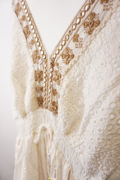 Garde-robe - Lang kleed - Ecru