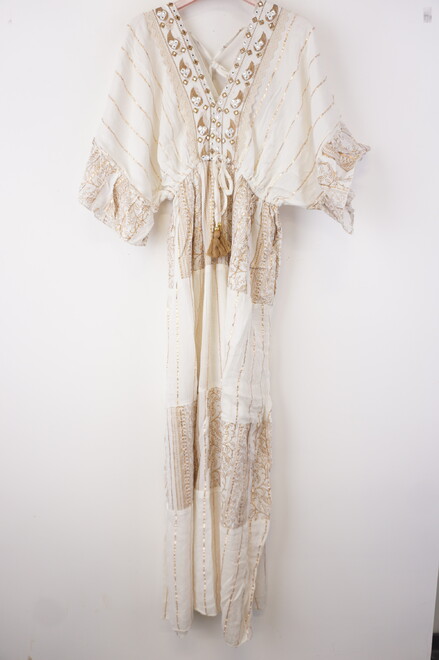 Garde-robe - Lang kleed - Ecru