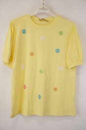 Amelie &amp; Amelie - T-shirt - Geel