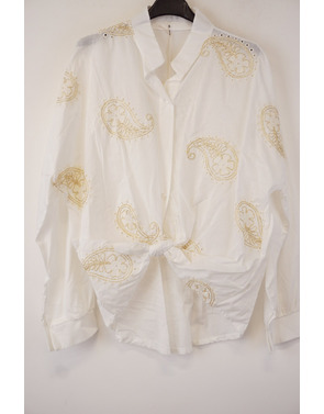Garde-robe - Blouse - Goud-wit