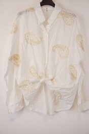 Garde-robe - Blouse - Goud-wit