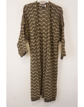 Garde-robe - Gilet - Wit-groen