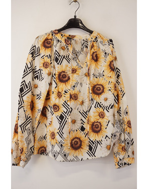 Garde-robe - Top - Zwart-geel