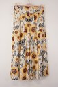 Garde-robe - Halflange Rok - Zwart-geel