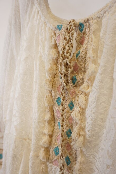 Garde-robe - Kort Kleedje - Munt-roze