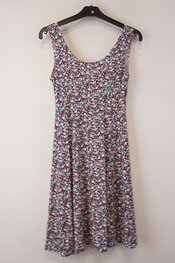 Garde-robe - Kort Kleedje - Blauw-rood