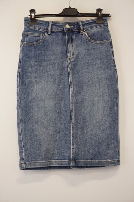 Garde-robe - Halflange Rok - Jeans