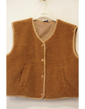 Garde-robe - Gilet - Camel