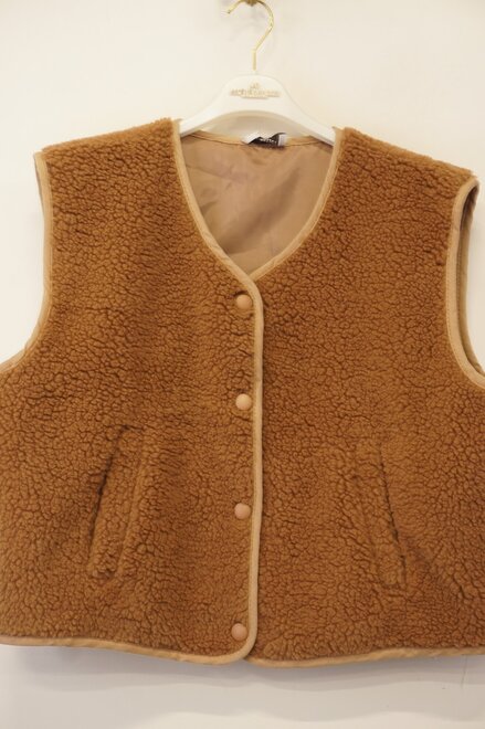 Garde-robe - Gilet - Camel