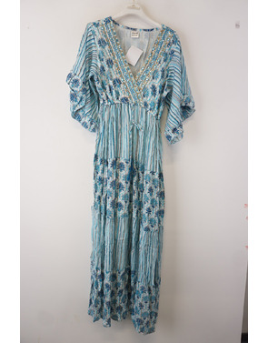 Garde-robe - Lang kleed - Turquoise