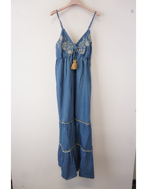 Garde-robe - Lang kleed - Jeans licht