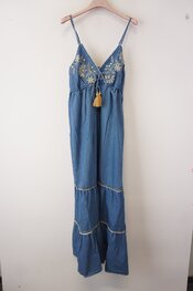 Garde-robe - Lang kleed - Jeans licht