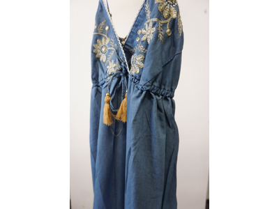 Garde-robe - Lang kleed - Jeans licht