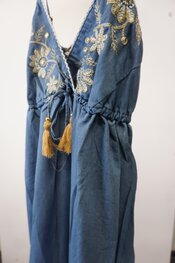 Garde-robe - Lang kleed - Jeans licht