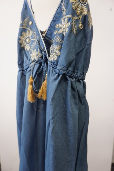 Garde-robe - Lang kleed - Jeans licht
