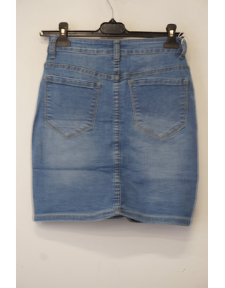 Garde-robe - Korte Rok - Jeans licht