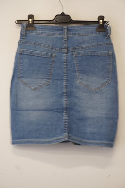 Garde-robe - Korte Rok - Jeans licht