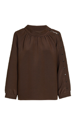 Xandres - Blouse - Donker bruin