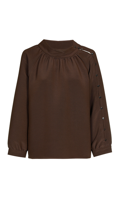 Xandres - Blouse - Donker bruin