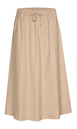 Xandres - Halflange Rok - Beige