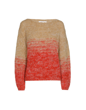 Xandres - Pull - Beige-rood