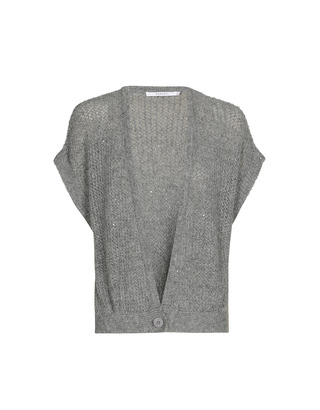 Xandres - Gilet - Donker grijs