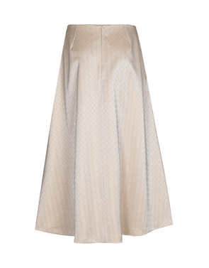 Xandres - Halflange Rok - Beige