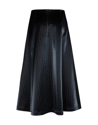 Xandres - Halflange Rok - Marine
