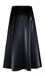 Xandres - Halflange Rok - Marine