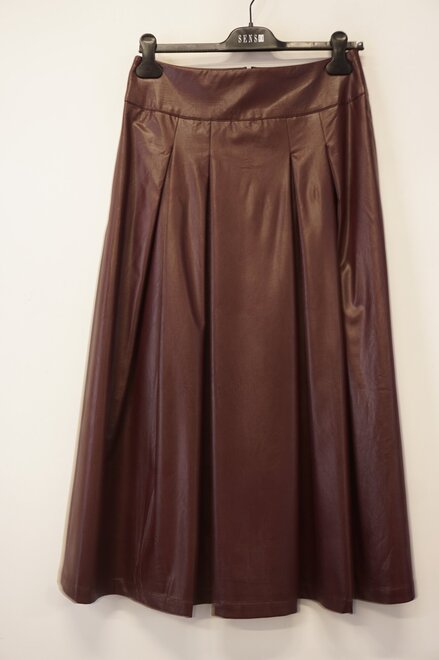 Senso - Lange Rok - Bruin-bordeaux