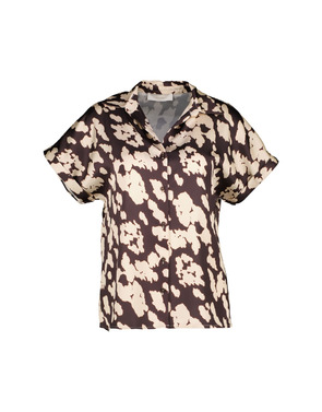 Amelie &amp; Amelie - Blouse - Bruin-ecru