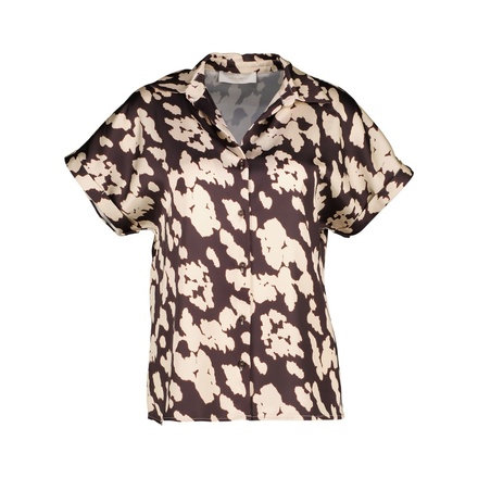 Amelie &amp; Amelie - Blouse - Bruin-ecru