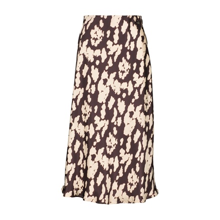 Amelie &amp; Amelie - Lange Rok - Bruin-ecru