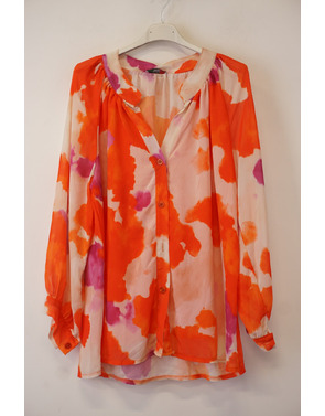 Garde-robe - Blouse - Fushia-oranje