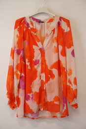 Garde-robe - Blouse - Fushia-oranje