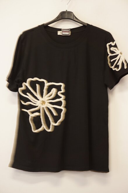Garde-robe - T-shirt - Zwart