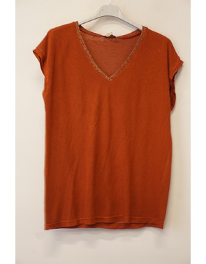 Garde-robe - T-shirt - Donker oranje