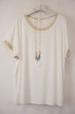 Garde-robe - T-shirt - Goud-wit