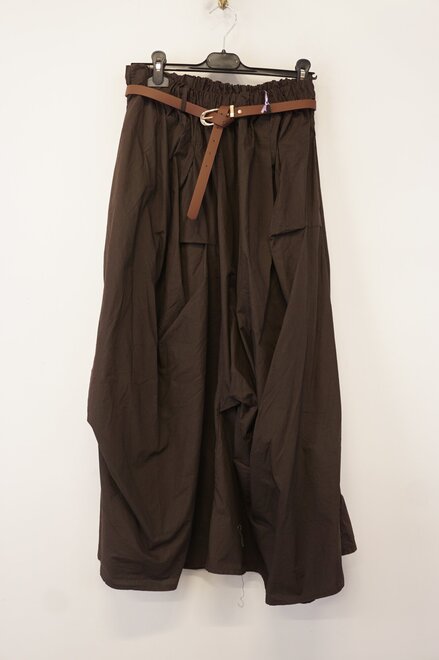 Garde-robe - Lange Rok - Bruin