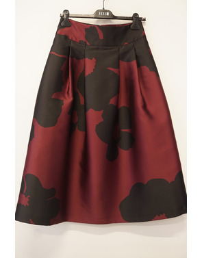 Senso - Halflange Rok - Bordeaux