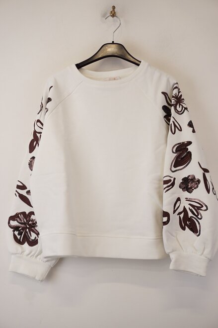 Senso - Pull - Bruin-ecru