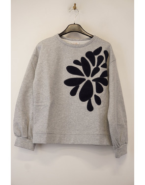 Senso - Pull - Grijs-zwart